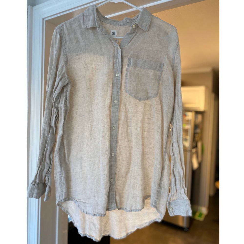 Gap Linen Boyfriend Shirt